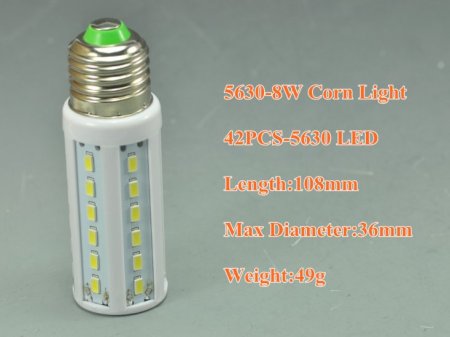 (image for) 5630 8W Corn Light Bulb Lamp 10W 15W 20W 25W 30W 35W E27 High power Light Corn Lamp Bulb