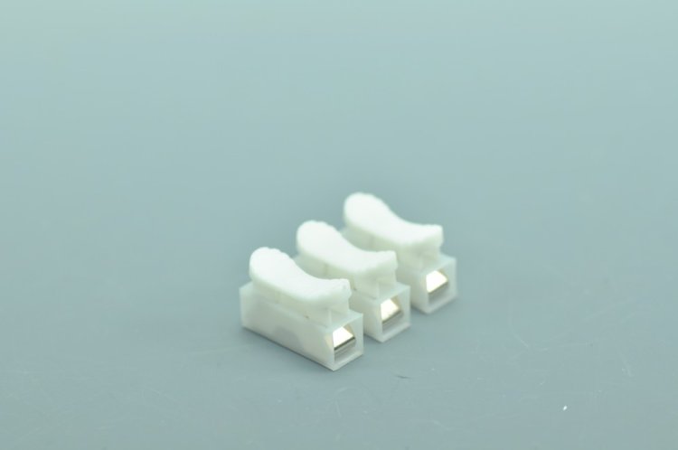(image for) Easy Connector Quick Fix Spring Clamp Terminal Block Connector 380V 10A 3 Way Easy Fit