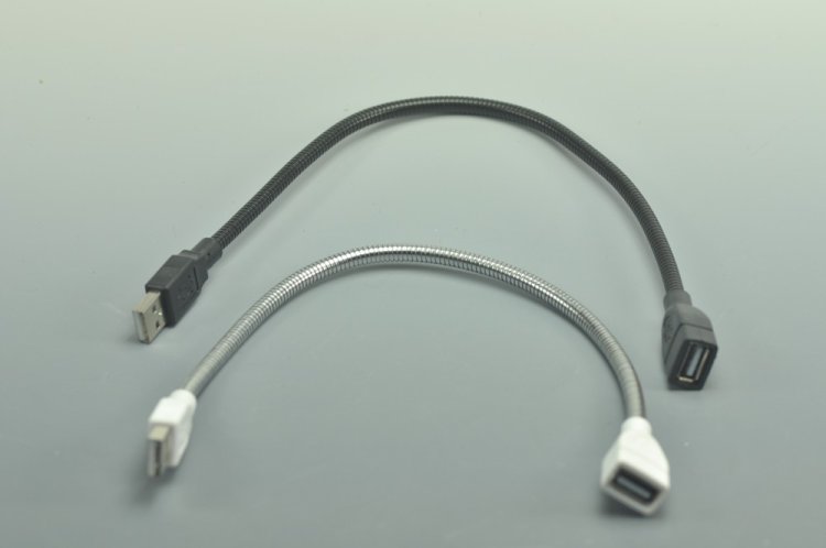 (image for) USB Snake Extension Cord 4PIN Can Data Transfer Î¦6*350mm For LED Lamp