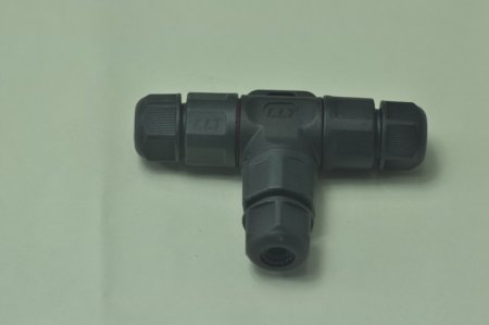 (image for) Durable Nylon T Type IP68 2Pin 3Pin Waterproof Connector Plug Socket 2 Pin 3 Pin Panel Mount Terminal Electrical Wire Adapter