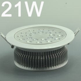 (image for) 21W LD-CL-CPS-01-21W LED Down Light Cut-out 160mm Diameter 7.5" White Recessed Dimmable/Non-Dimmable LED Down Light