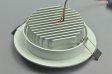 (image for) 12W CL-HQ-02-12W LED Spotlight Cut-out 112mm Diameter 5.5" White Recessed LED Dimmable/Non-Dimmable LED Ceiling light