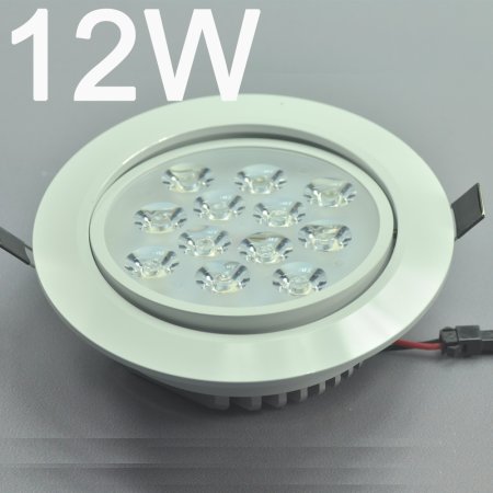 (image for) 12W CL-HQ-02-12W LED Spotlight Cut-out 112mm Diameter 5.5" White Recessed LED Dimmable/Non-Dimmable LED Ceiling light