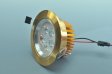 (image for) 5W CL-HQ-03-5W LED Downlight Cut-out 90.5mm Diameter 4.3" Gold Recessed Dimmable/Non-Dimmable Ceiling light