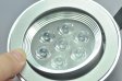 (image for) 7W CL-HQ-04-7W LED Ceiling light Cut-out 91mm Diameter 4.3" Gray Recessed Dimmable/Non-Dimmable LED Downlight