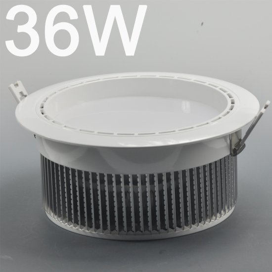 (image for) 36W LD-DL-CPS-01-36W LED Down Light Cut-out 210mm Diameter 9.4\" White Recessed Dimmable/Non-Dimmable LED Down Light