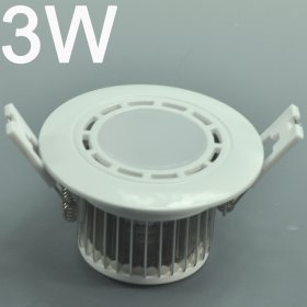 3W LD-DL-CPS-01-3W LED Down Light Cut-out 70mm Diameter 3.5" White Recessed Dimmable/Non-Dimmable LED Down Light