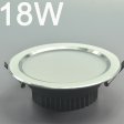 (image for) 18W DL-HQ-102-18W LED Down Light Cut-out 151mm Diameter 7.5" White Recessed LED Dimmable/Non-Dimmable LED Spotlight