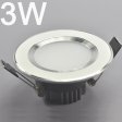 (image for) 3W DL-HQ-102-3W LED Down Light Cut-out 61.5mm Diameter 3.8" White Recessed Dimmable/Non-Dimmable LED Down Light