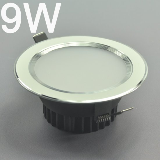 (image for) 9W DL-HQ-102-9W Recessed Ceiling light Cut-out 106mm Diameter 5.5\" White Recessed Dimmable/Non-Dimmable LED Downlight