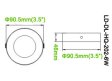 (image for) 6W DL-HQ-202-6W LED Panel light Round Diameter 90.5mm Height 46mm PVC Acrylic Cover Cabinet LED Down Lights