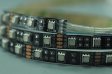 (image for) Black PCB Black RGB 5050 LED Flexible 12V Strip 10mm width 5 Meter(16.4ft) 300LEDs