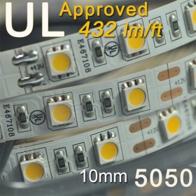 UL Approved LED Strip Light SMD5050 Flexible UL Certification 12V Strip Light 5 meter(16.4ft) 300LEDs
