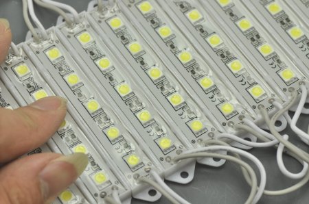 (image for) LED Module Light 5050 SMD 75x12MM 12V 1.25W 5LEDs 5050 LED Modules Waterproof Modules
