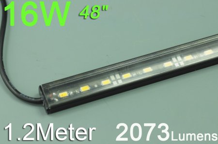 (image for) Bestsell Black 1.2 Meter LED Strip Bar 1.2meter Rigid Strip light 48inch Aluminium 5050 5630 Rigid LED Strips Bar