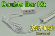 (image for) 39.3inch 1Meter 36W LED Bar Fixture Double Row 5630 144LED 5040 Lumens Cabinet LED Bar Light Kits