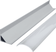 (image for) 45 degree right angle line light hard light strip shell aluminum groove 1616
