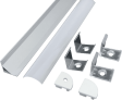 (image for) 45 degree right angle line light hard light strip shell aluminum groove 1616