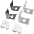 (image for) 45 degree right angle line light hard light strip shell aluminum groove 1616