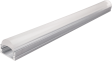(image for) 1708 with lens with PC spotless 12mm wide PCB line light hard light bar aluminum groove shell kit