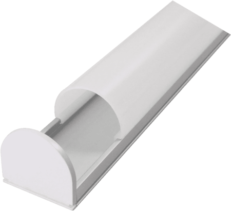 (image for) 2623LED round PC three-sided light-emitting linear light hard light strip aluminum shell kit