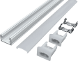 (image for) T5 shadowless butt line light hard light bar aluminum groove shell kit 1916