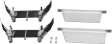 (image for) With edge embedded seamless butt jointable light bar light aluminum groove shell kit