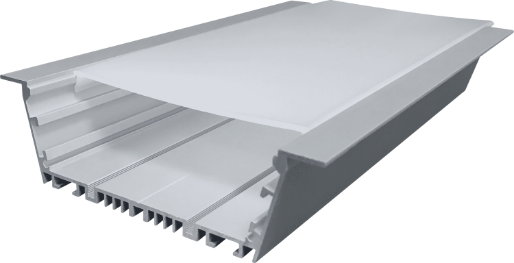 (image for) With edge embedded seamless butt jointable light bar light aluminum groove shell kit