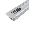 (image for) 1009 aluminum groove 10mm wide 9mm high with edge embedded line light hard light bar aluminum groove shell kit