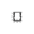 (image for) 1014 Bar KTV Cinema Project Ultra Narrow 8 Wide PCB Line Light Hard Light Bar Aluminum Slot Shell Kit