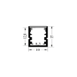 (image for) 1015 Bar KTV Cinema Project Ultra Narrow 8 Wide PCB Line Light Hard Light Bar Aluminum Slot Shell Kit