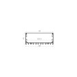 (image for) 105mm wide 40mm high can be spliced â€‹â€‹high-end linear light straight bar light shell kit