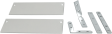 (image for) 105mm wide 40mm high can be spliced â€‹â€‹high-end linear light straight bar light shell kit