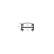 (image for) New 1307 with magnet magnetic installation shelf line light hard light bar aluminum groove shell kit