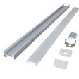 (image for) New 1307 with magnet magnetic installation shelf line light hard light bar aluminum groove shell kit