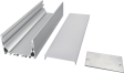 (image for) 10 cm 10035 splicable office commercial high-end linear light straight light aluminum groove shell kit