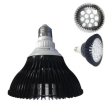 (image for) 12W (12x1W) PAR38 LED Lamp with E27 Edison Screw Base 90W Equivalent 100-240V AC Black Housing Indoor Type