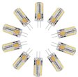 (image for) 10 Pack G4 LED Light Bulb Bi-Pin Silicon Encapsulation 12V 2W 140-160Lumen 48x3014 LEDs Dimmable 20W Equivalent