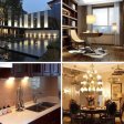 (image for) 110V-130V /200-240V AC G4 Bi-Pin Base Spotlight Lighting Dimmable 5W Replace 45W G4 Halogen Lamp, for Under-Cabinet Lights, Ceiling Lights, Pack of 10
