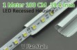 (image for) LED Aluminium Profile LED Strip Light Aluminium Profile 1M V Flat Type Rail Aluminium