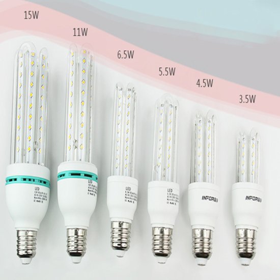 (image for) 3014 E27 Corn Light Bulb Lamp U Type 7W 9W 11W 15W Corn Lamp Bulb