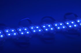 Wholesale 5050 SMD LED Modules RGB 4 LED 5050 Modules 32x32MM 12V 0.75W Waterproof Modules