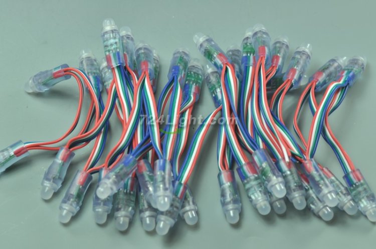 (image for) LED Modules RGB Piercing Light Modules RGB 12MM 5V 0.5W Waterproof Modules