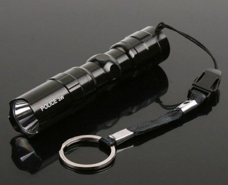 (image for) 3W Portable LED Flashlight Mini Aluminum LED Flashlight Torch Camping