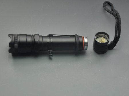 (image for) 200 Lumens LED Flashlight 3W Flashlight Torch 3 Modes With Holding Clip