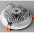 (image for) 4 Pack RGBW Super Bright Modern Recessed LED Lighting 12/24W 12/24V White Round Embedded LED DownLights Aluminum Indoor Ceiling Downlight Hotel Lighting Bar Lighting Dancing Room Lighting Restaurant Lighting