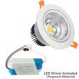 (image for) 16W Dimmable CRI80 COB LED Downlight Cut-out 4.5in (115mm) 60 Degree 120W Halogen Bulbs Equivalent