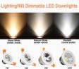 (image for) 3W Dimmable LED Downlight CRI80 COB LED Ceiling Light Cut-out 2in/51mm 25W Halogen Bulbs Equivalent
