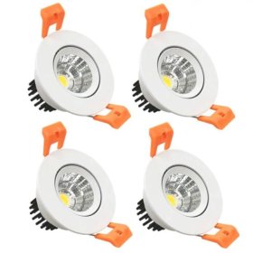3W Dimmable LED Downlight CRI80 COB LED Ceiling Light Cut-out 2in/51mm 25W Halogen Bulbs Equivalent