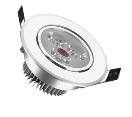 (image for) Directional 3W (Three 1 watt) LED Downlight with 2.55in-2.95in Cutout and 3.3in Trim